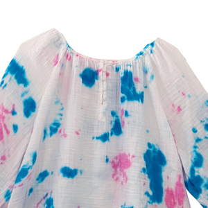 Tie Dye Poet Blouse