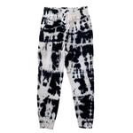 Shibori Black Tie Dye Sweatpants, Women, Men, Teen