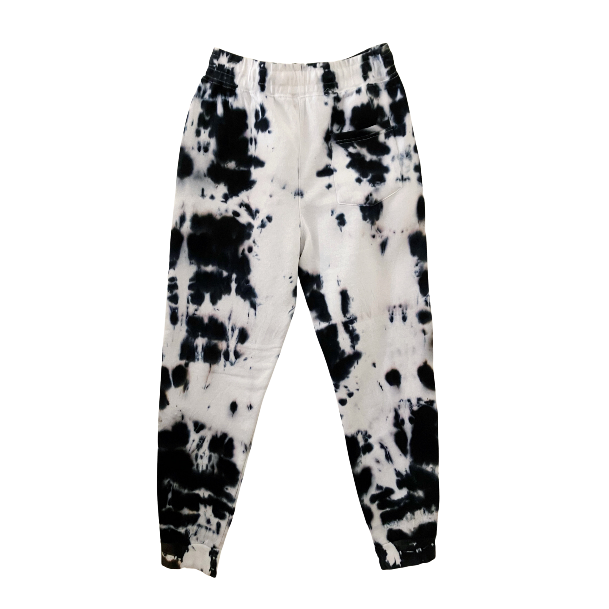 Shibori Black Tie Dye Sweatpants Women Men Teen Halloween Vibes Lounge Pants Clementine Surfwear