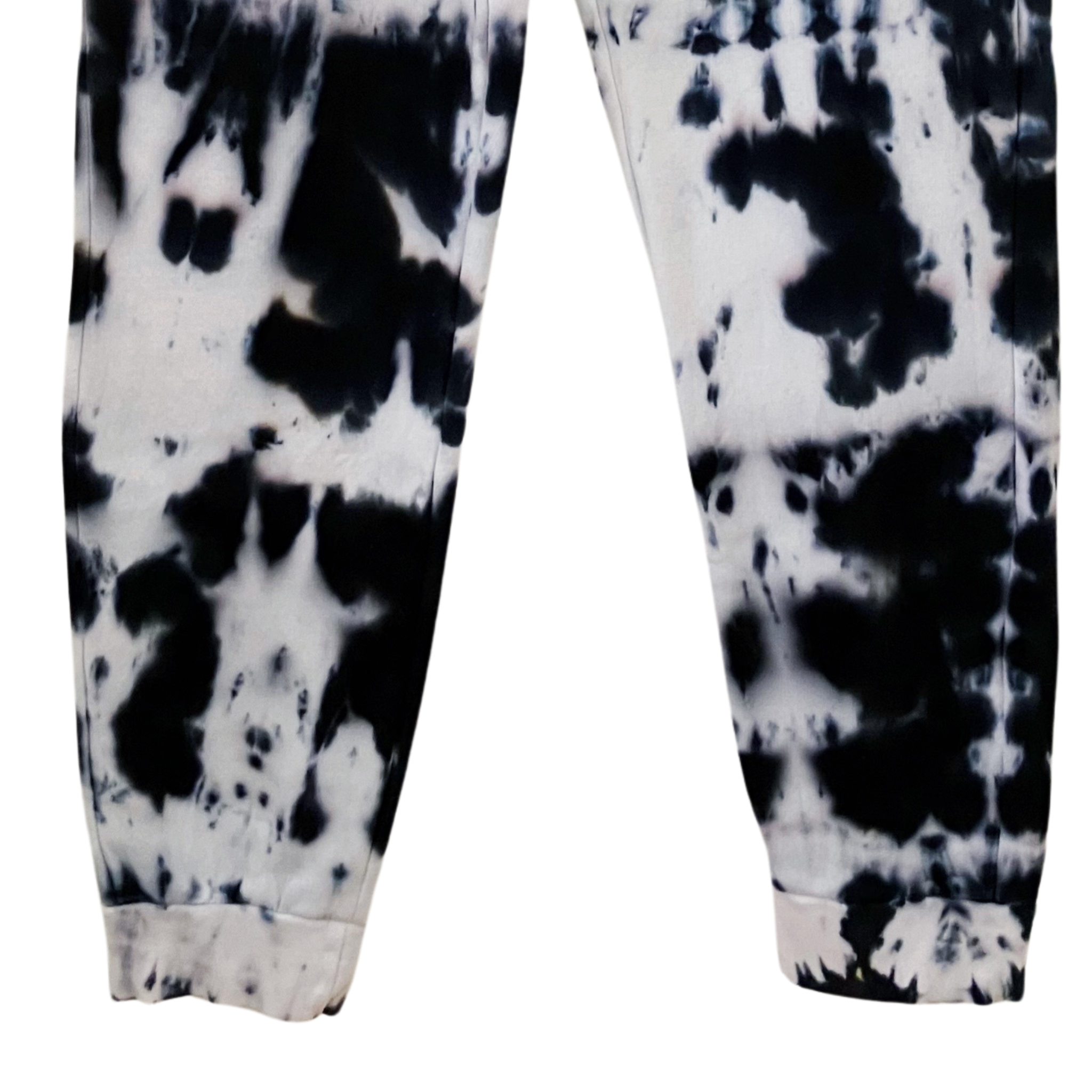 Shibori Black Tie Dye Sweatpants With Pockets, New Vintage Sweats