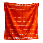 XL Orange Tie Dye Tea Towel