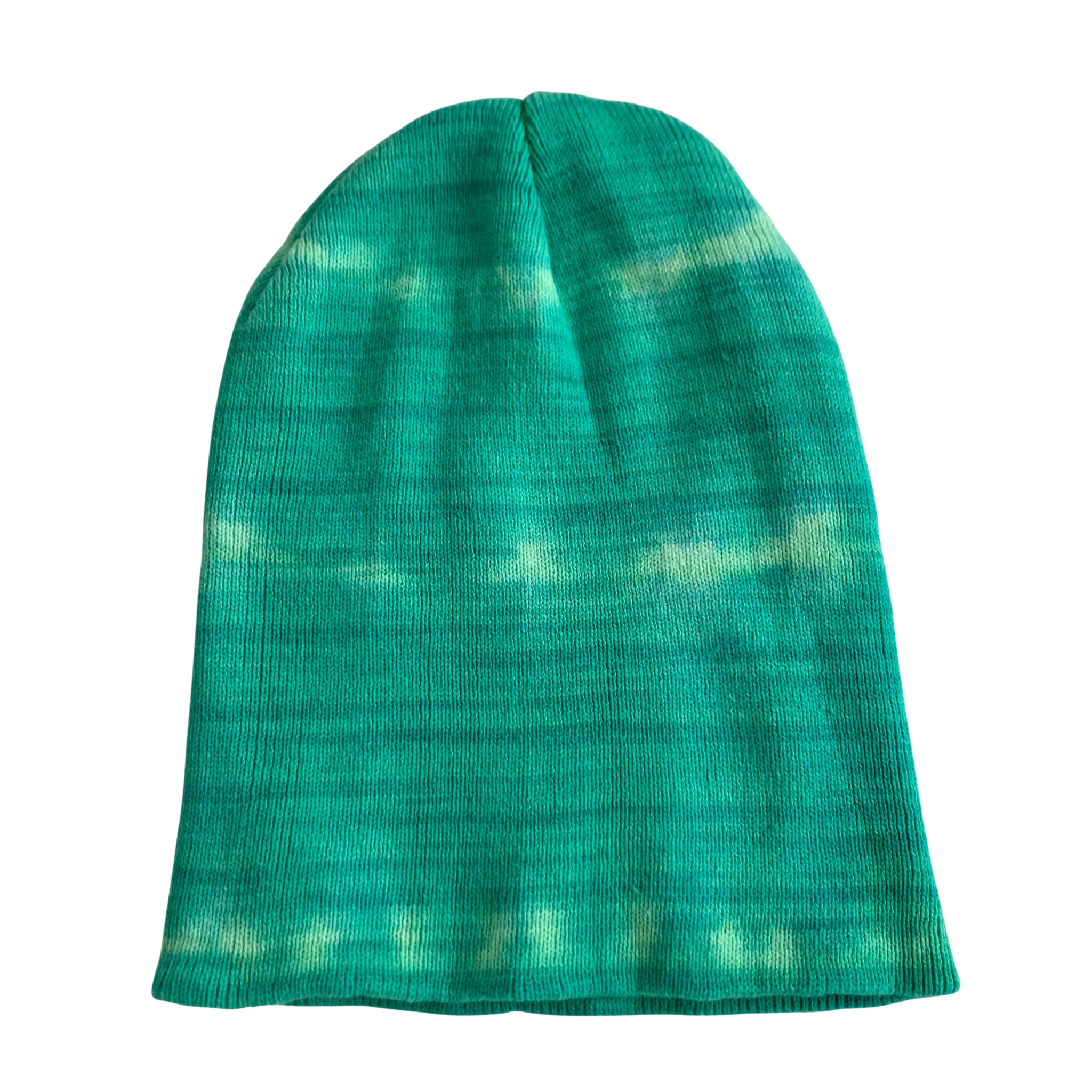 Green Tie Dye Beanie Hat