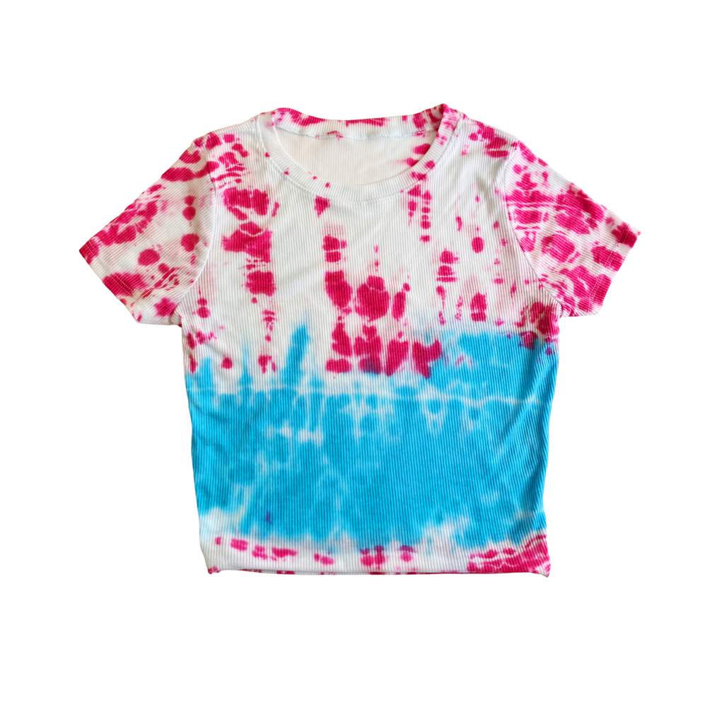 Petite Women's Pink Crop Top