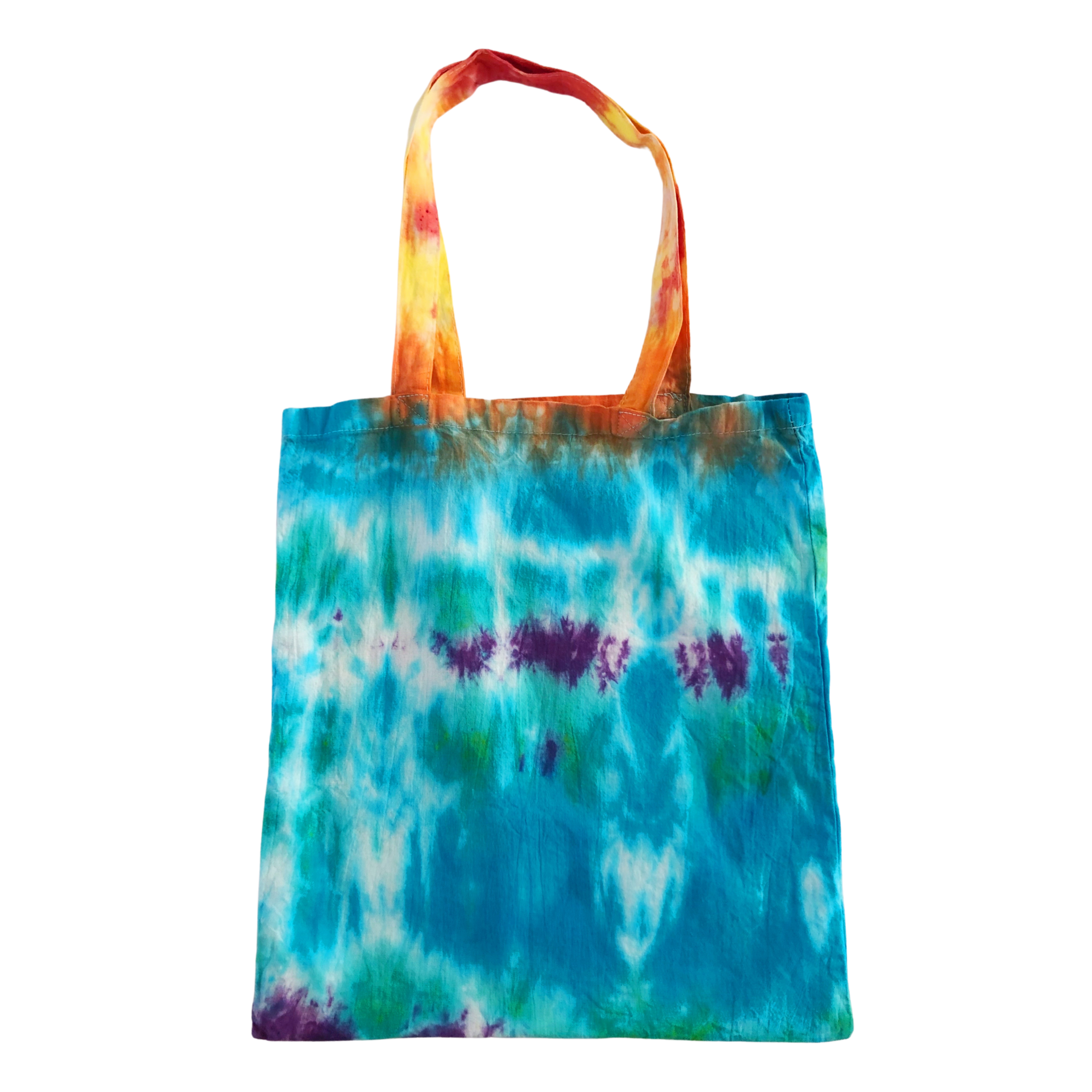 Shibori Shopping Tote, New Vintage Tie Dye Book Bag – Clementine