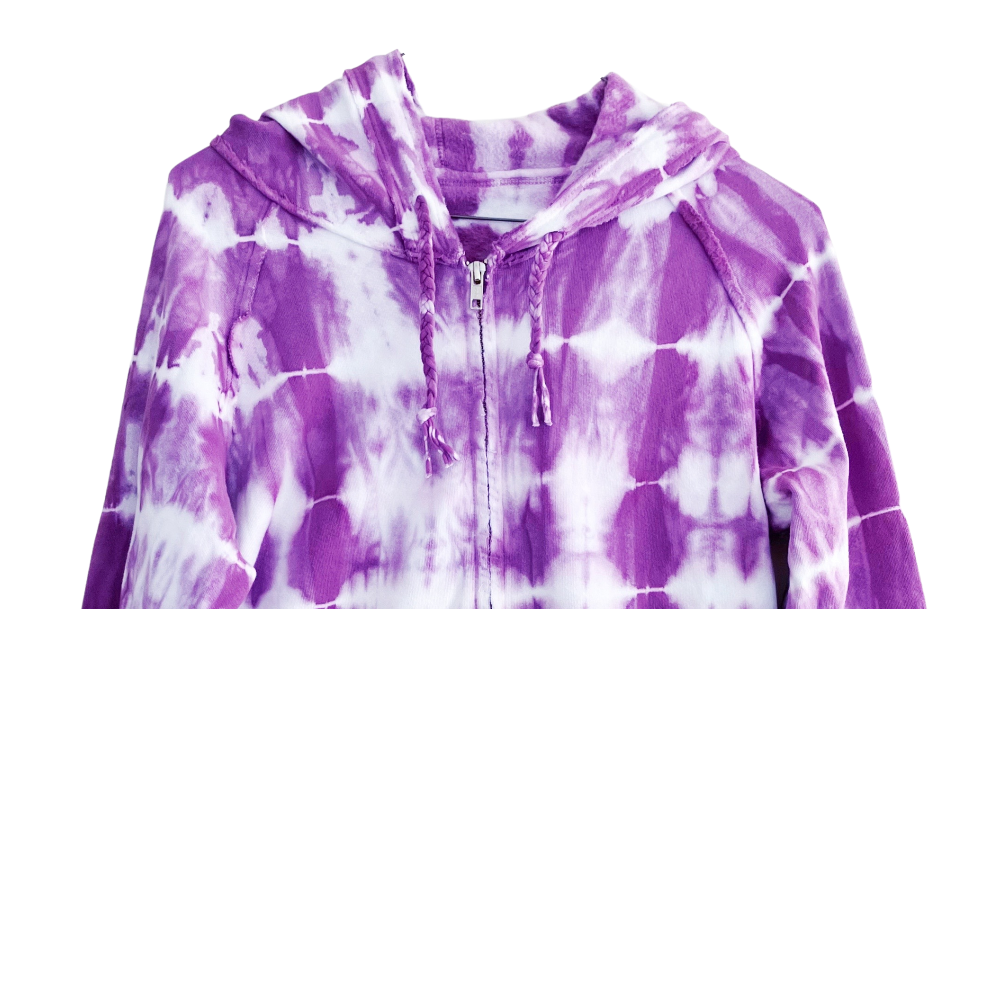 Women's Purple Tie Dye Hoodie