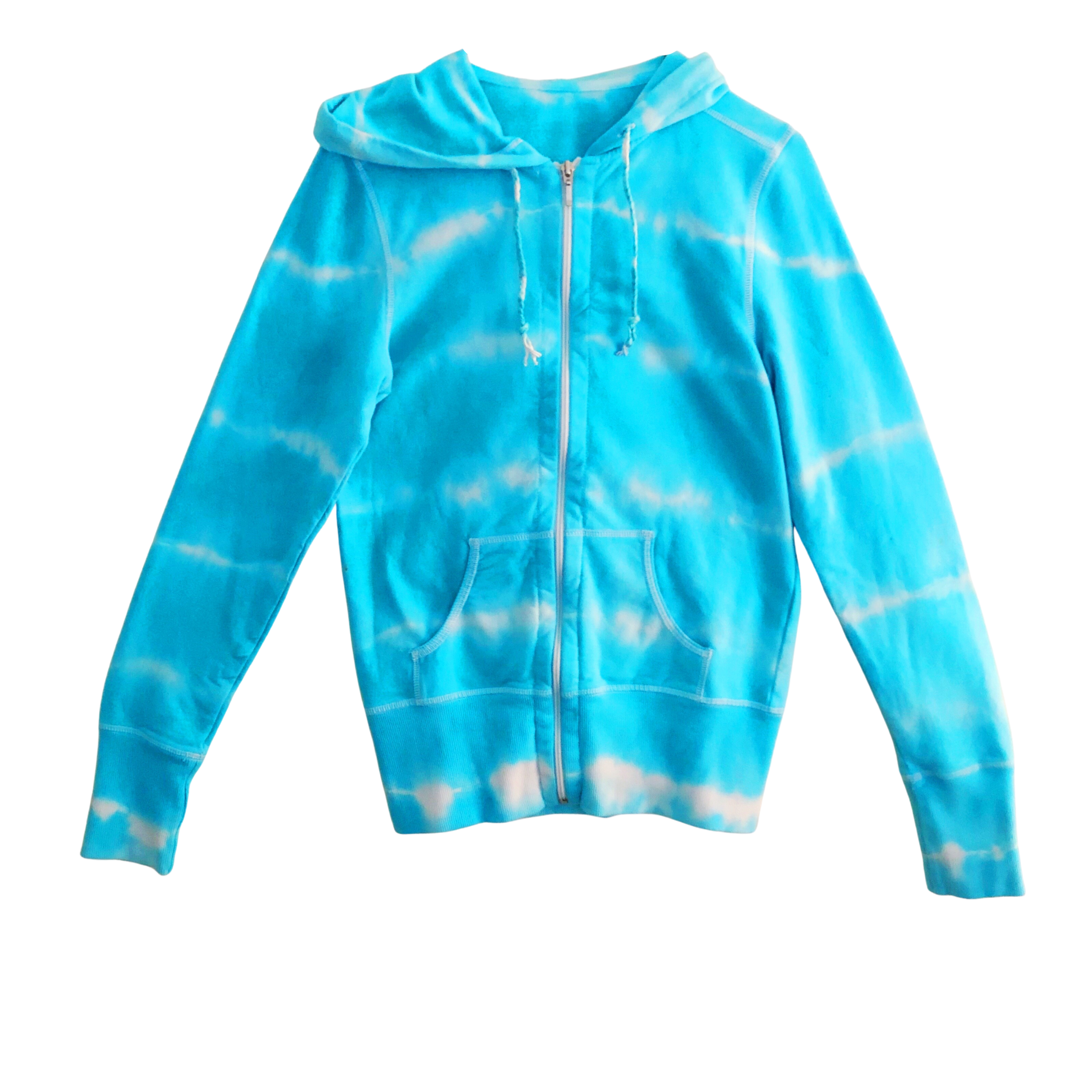 Women's TIe Dye Hoodie, Turquoise